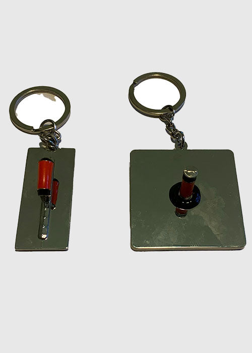 Miniature keychain plastering set